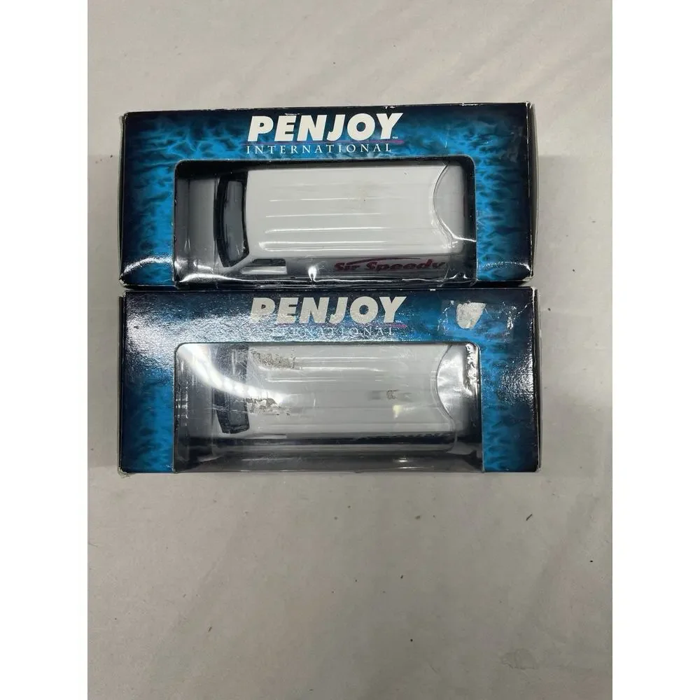2 NEW in BOX Penjoy 1/50 scale Promo Private Label Ford Van
